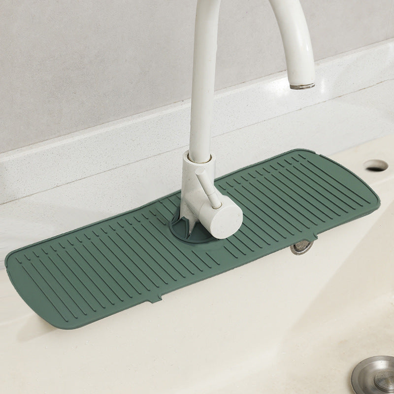 No More Black Mold Around Your Sink Mildew-Proof Sink Mat Kitchen Countertop