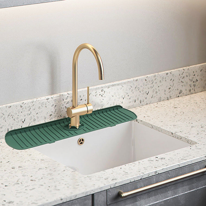 No More Black Mold Around Your Sink Mildew-Proof Sink Mat Kitchen Countertop