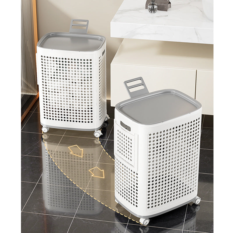 Wash Your Family Of 4 In Once With This Basket Dirty Clothes Basket Household Foldable Dirty Clothes Basket