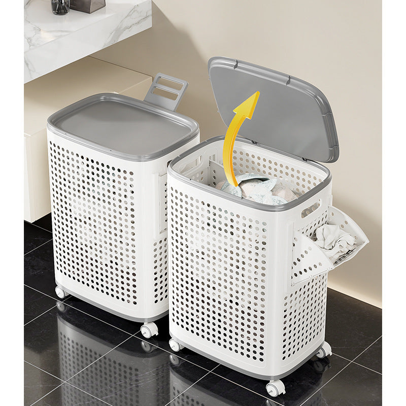 Wash Your Family Of 4 In Once With This Basket Dirty Clothes Basket Household Foldable Dirty Clothes Basket
