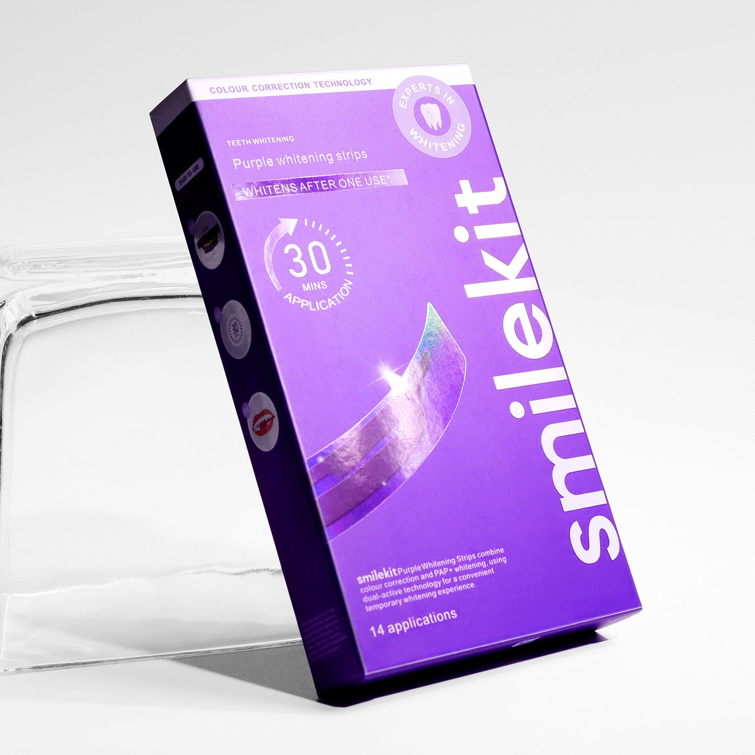 Whiten Your Teeth In Just 30 minute Purple Whitening Strips Removing Yellow Stains