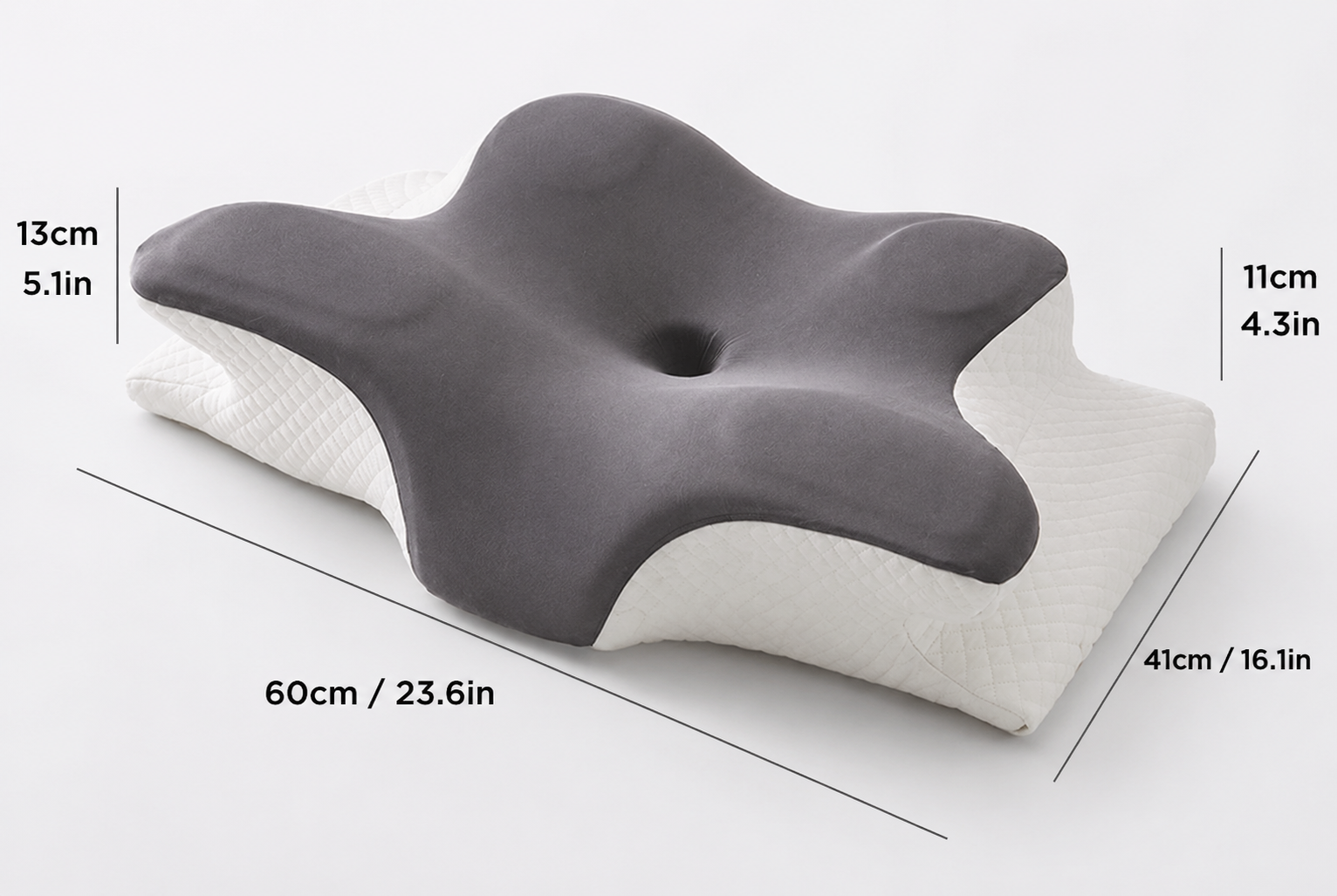 Multi Angle Deep Butterfly-Shaped Memory Pillow Neck Protection, Slow Rebound Pillow
