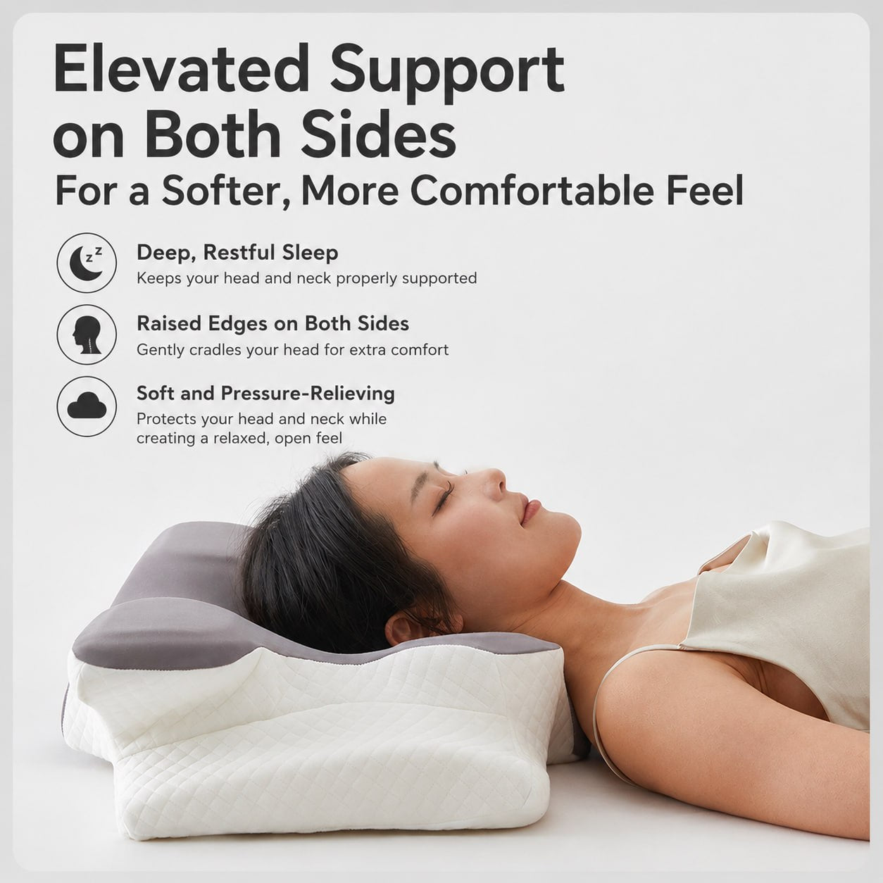 Multi Angle Deep Butterfly-Shaped Memory Pillow Neck Protection, Slow Rebound Pillow